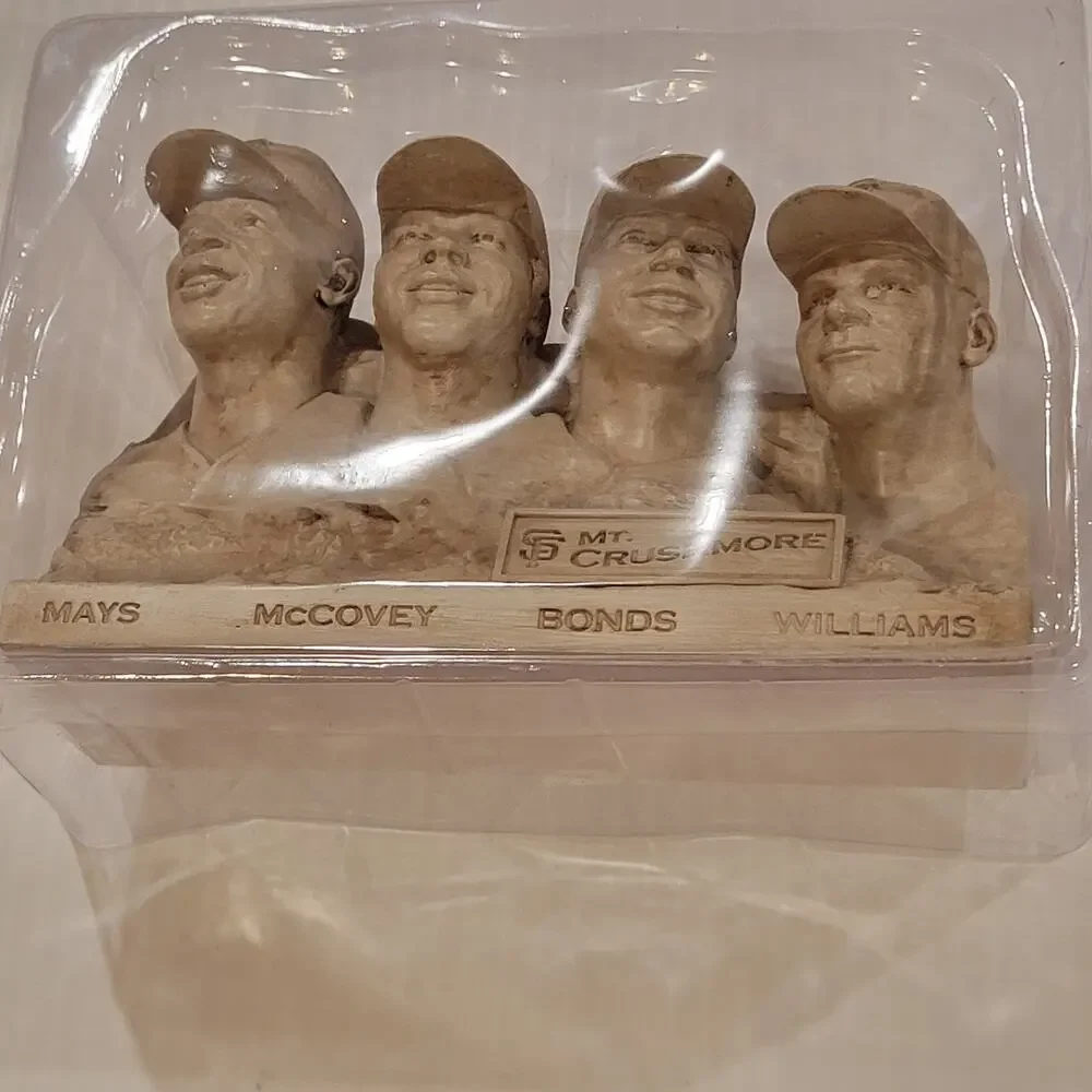 San Francisco Giants Mt. Crushmore Statue New in box Mays,McCovey,Bonds,Williams
